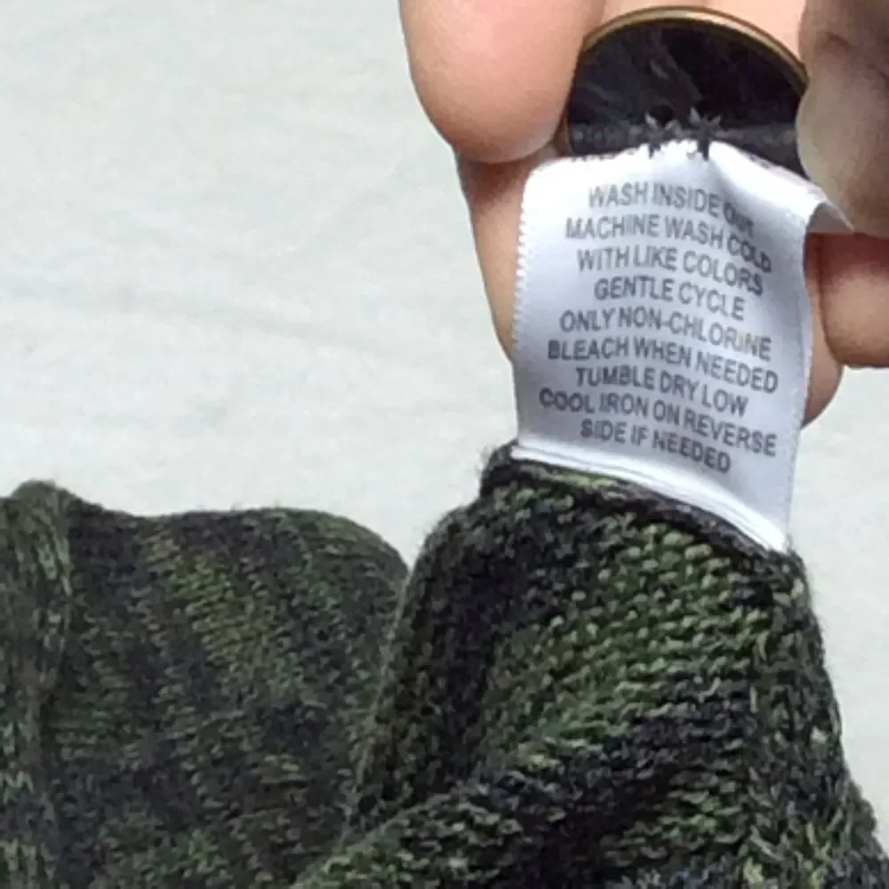 Fortune + Ivy‎ Olive Green Knit Cardigan Sweater Striped Pattern Long Sleeve